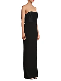 Helen Back Bow Column Gown