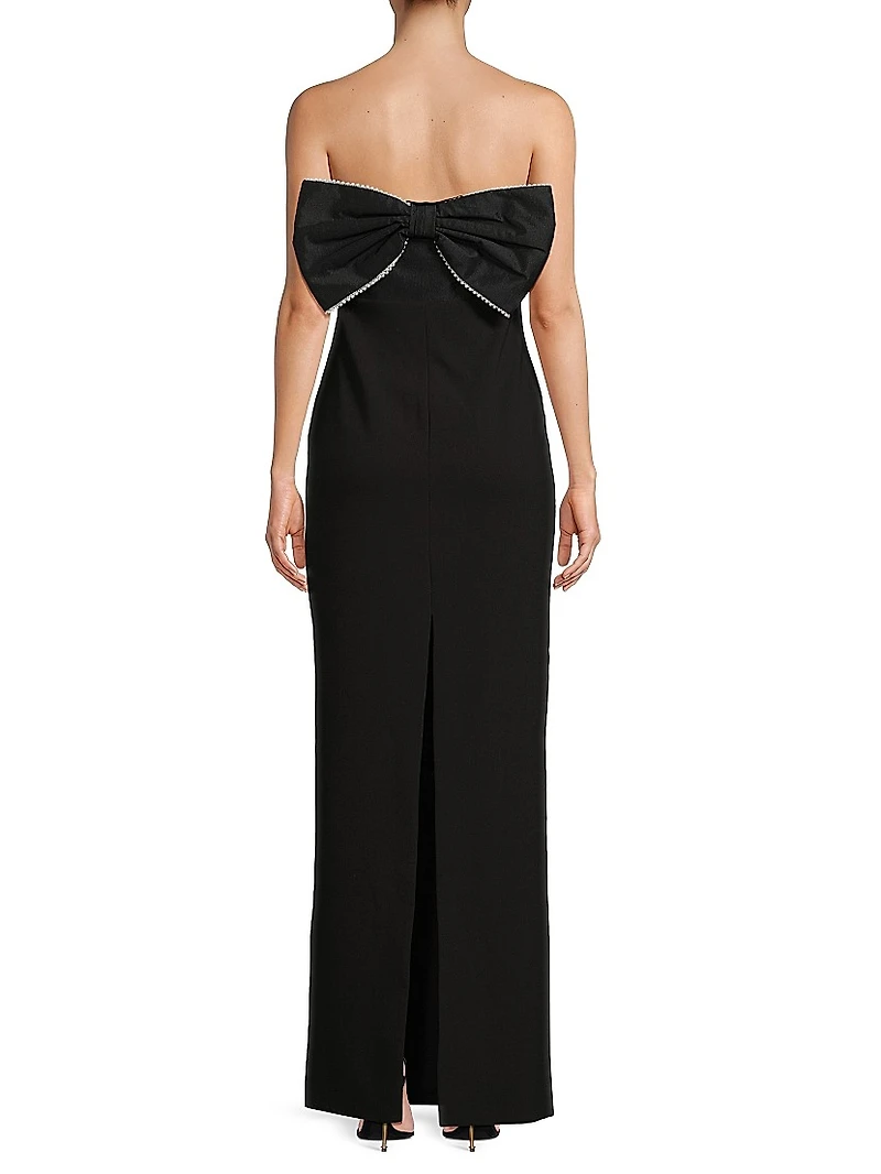 Helen Back Bow Column Gown