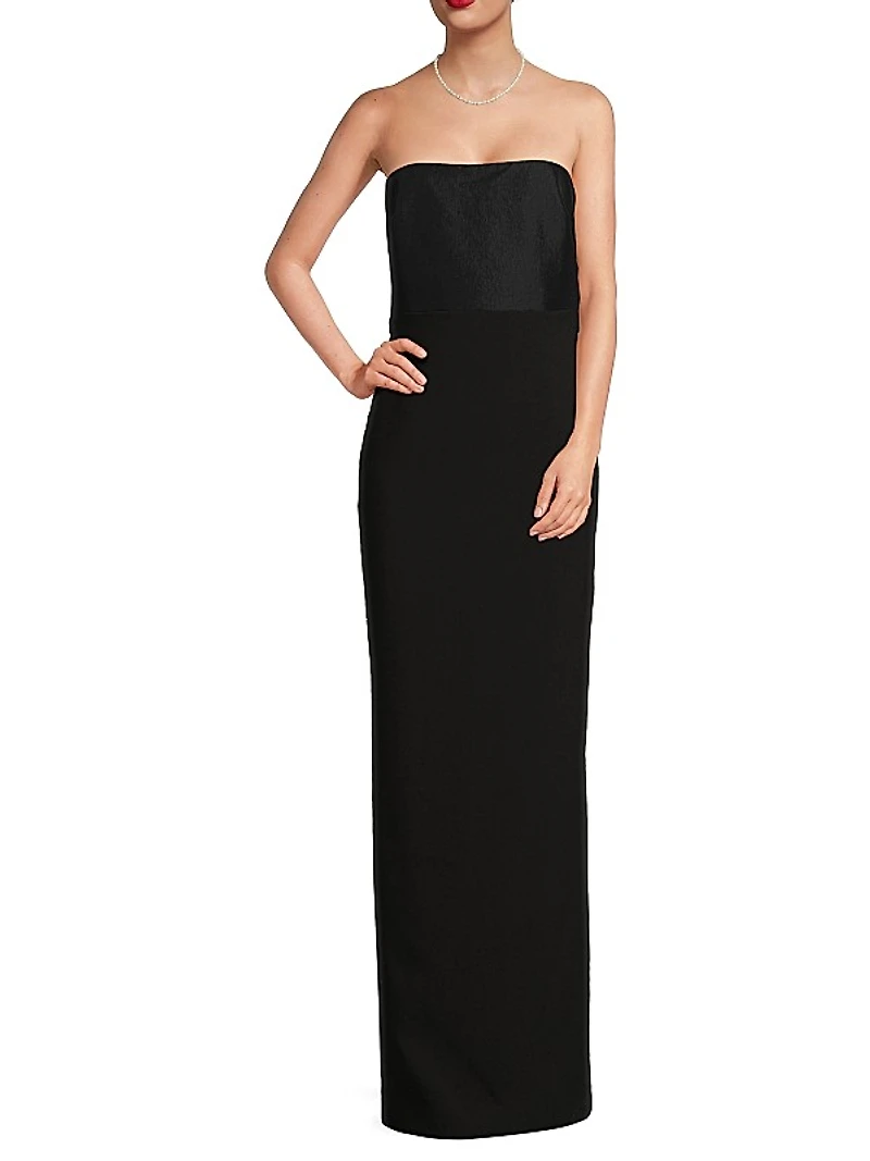 Helen Back Bow Column Gown
