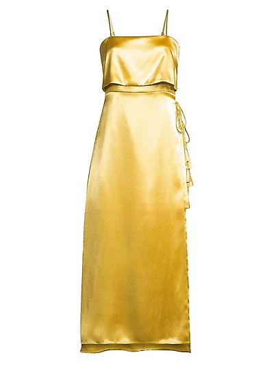 Toro Satin Midi-Dress