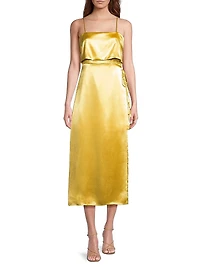 Toro Satin Midi-Dress