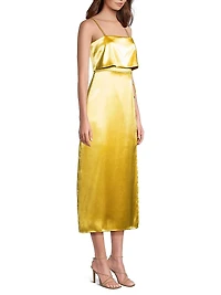 Toro Satin Midi-Dress