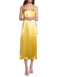 Toro Satin Midi-Dress