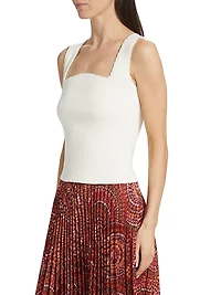 Nalini Cotton-Blend Tank Top