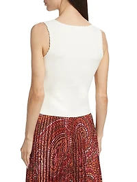 Nalini Cotton-Blend Tank Top