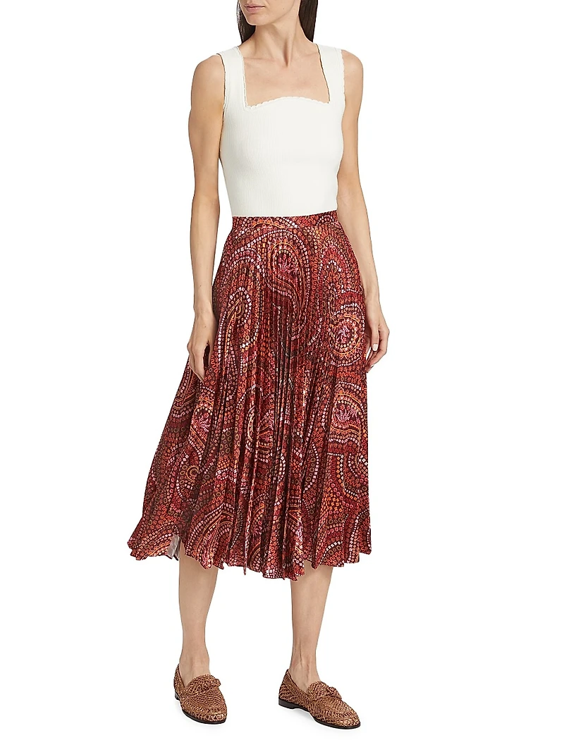 Nalini Cotton-Blend Tank Top