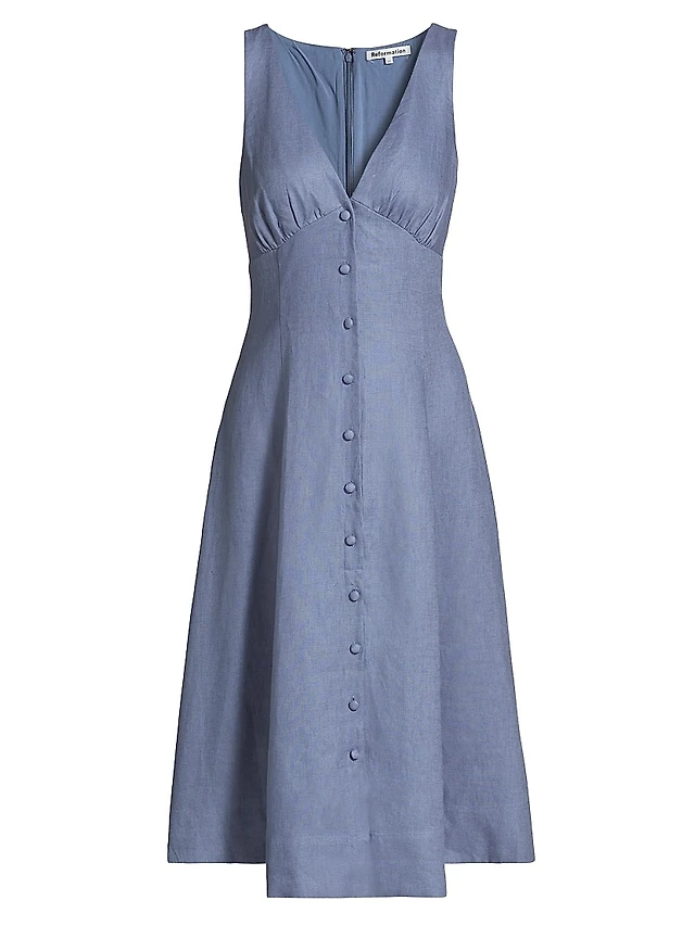 chinese dress ladies BEST! Ref Phillipa Linen Mini Dress
