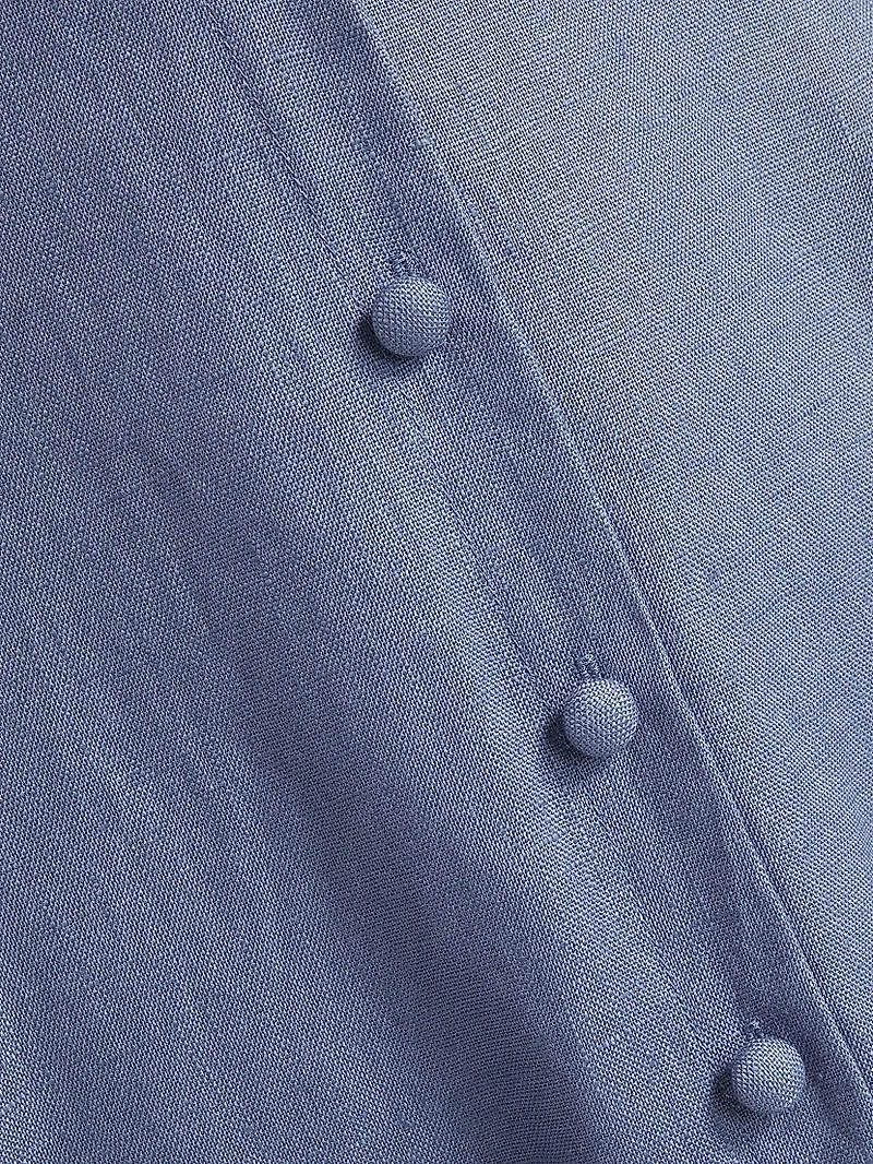 Sebastien Linen Midi-Dress