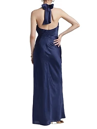 Galilea Satin Column Gown
