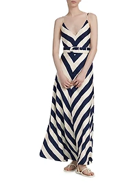 Letty Chevron Maxi Dress