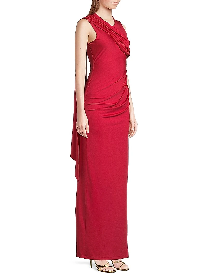 Aruna Draped Maxi Dress