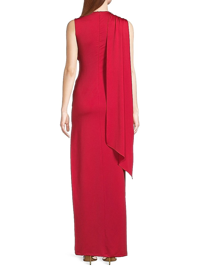 Aruna Draped Maxi Dress