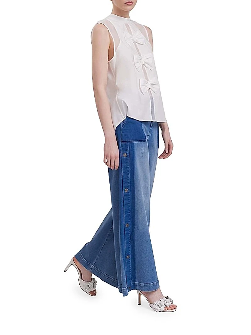 Marceline Bow Sleeveless Blouse