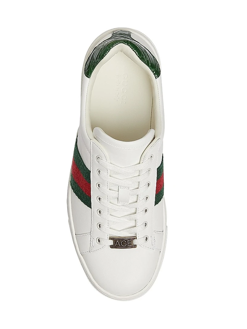 Ace Leather Low-Top Sneakers