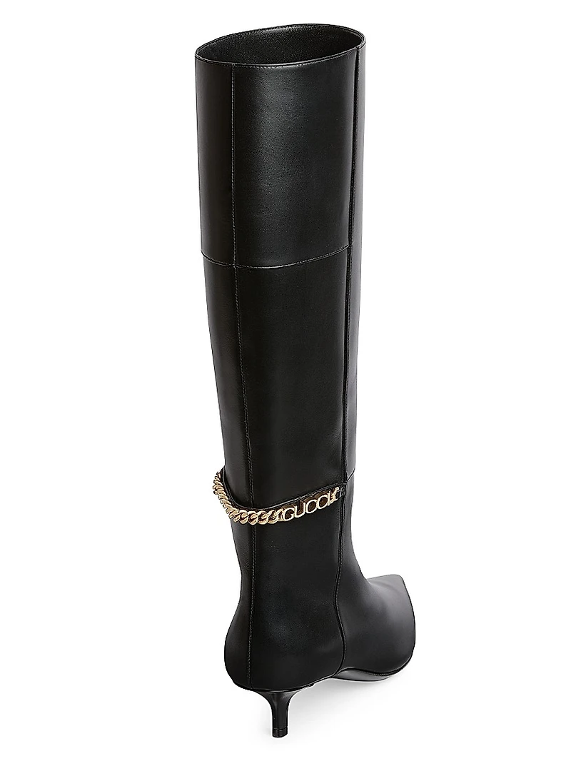 Signoria 50MM Leather Tall Boots