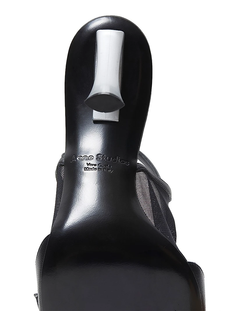 Beba 85MM Mesh Slingback Mules