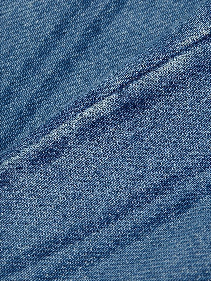 Crosbie Striped Wide-Leg Jeans