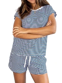 Women's Marina Jersey Short Sleeve Set