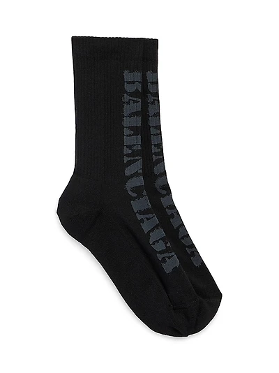 Stencil Type Socks