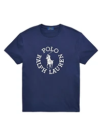Logo Cotton Crewneck T-Shirt