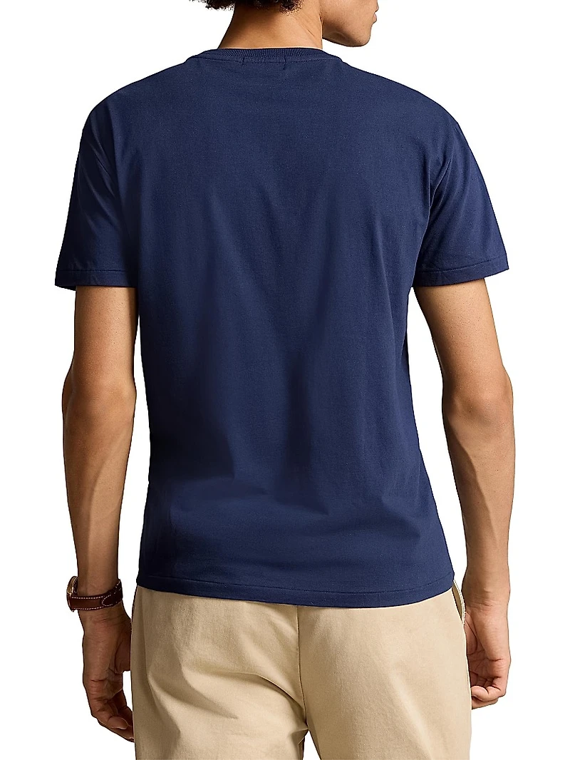 Logo Cotton Crewneck T-Shirt