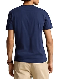 Logo Cotton Crewneck T-Shirt