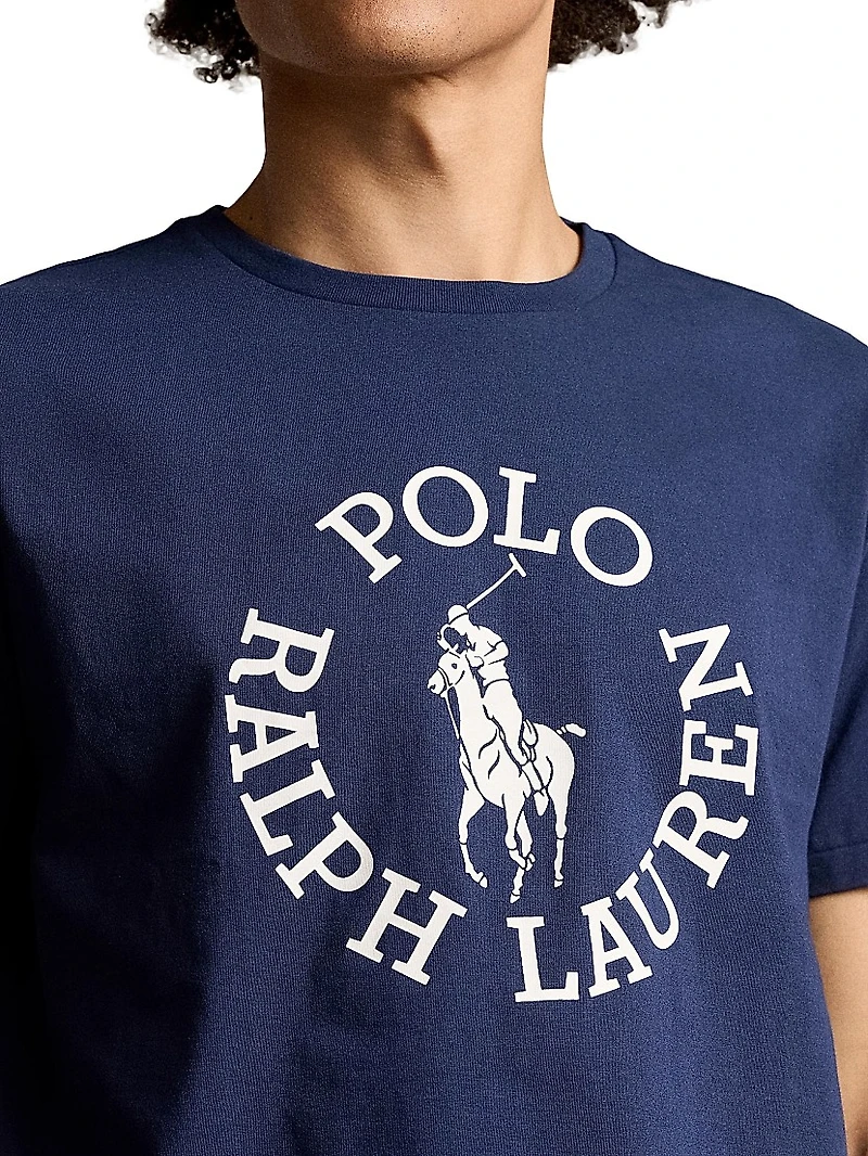 Logo Cotton Crewneck T-Shirt