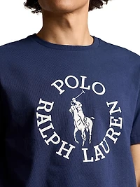 Logo Cotton Crewneck T-Shirt
