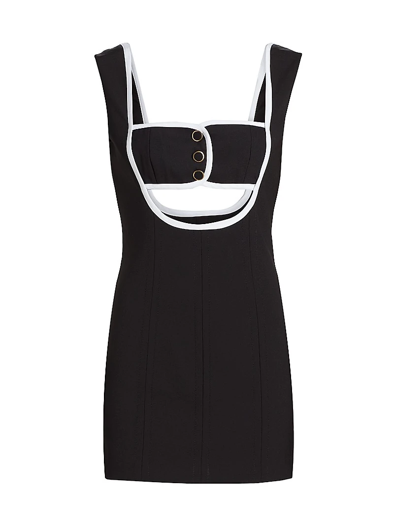 Egon Cut-Out Minidress