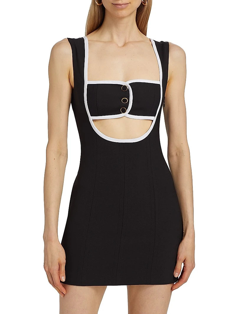 Egon Cut-Out Minidress