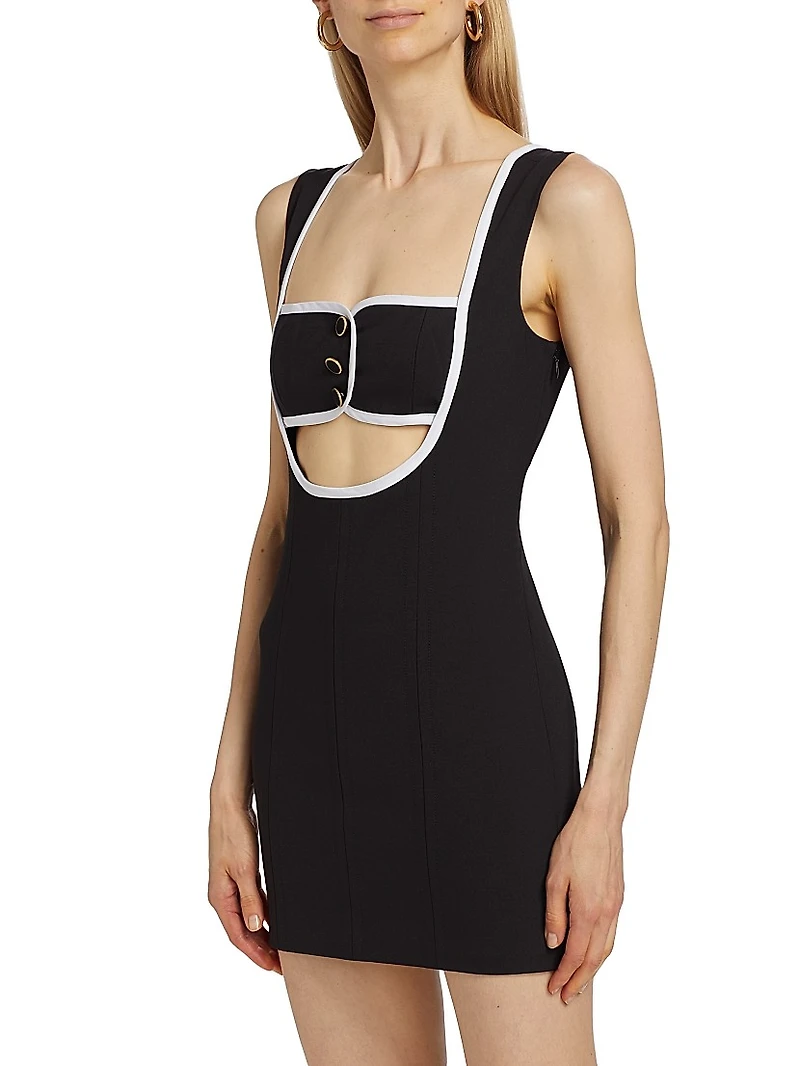 Egon Cut-Out Minidress