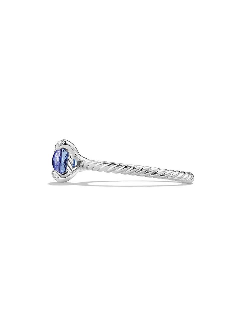 Chatelaine Ring in 18K White Gold