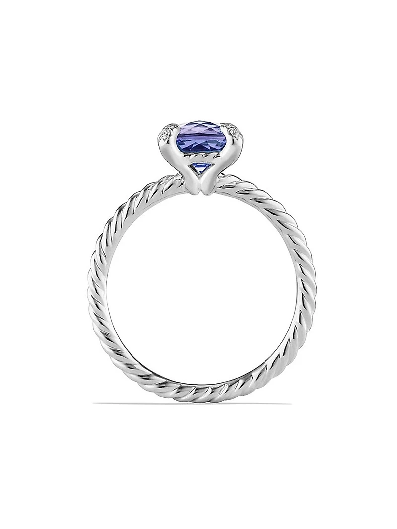 Chatelaine Ring in 18K White Gold