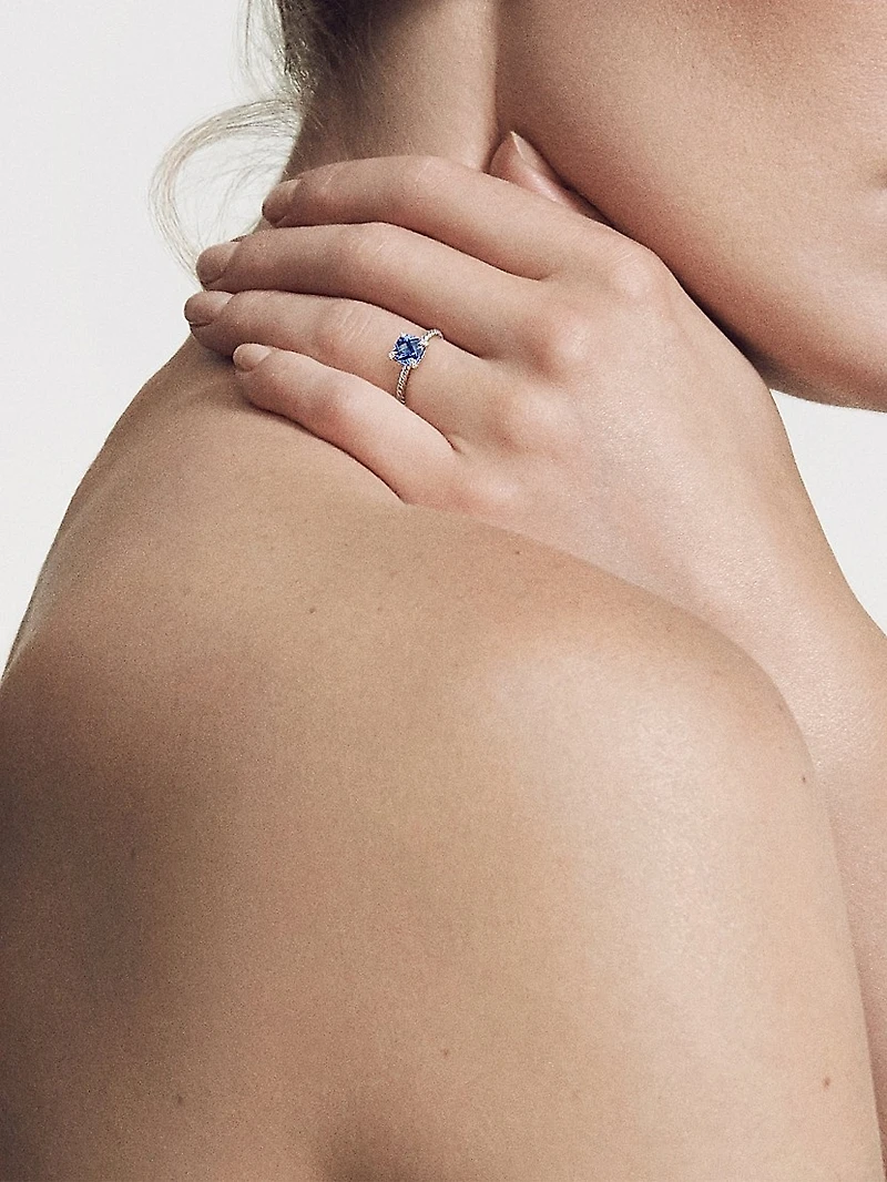 Chatelaine Ring in 18K White Gold