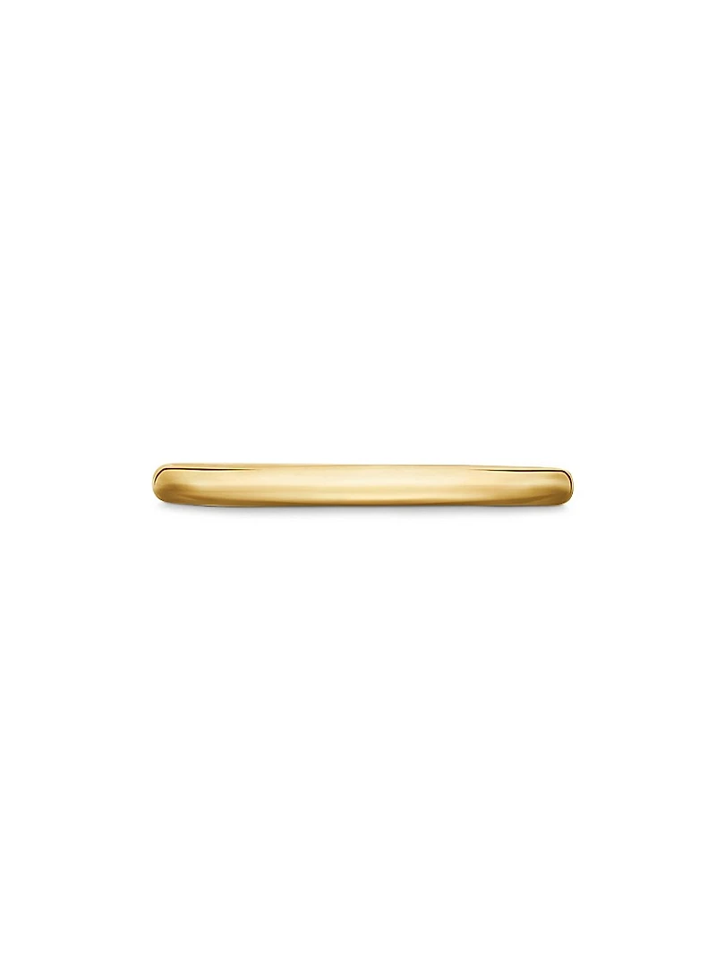 DY Eden Band Ring in 18K Yellow Gold, 2MM