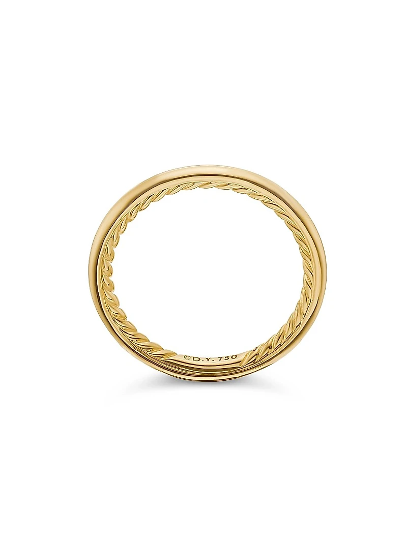 DY Eden Band Ring in 18K Yellow Gold, 2MM