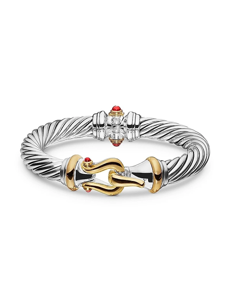 Buckle Classic Cable Bracelet Sterling Silver