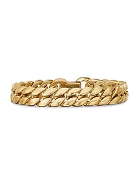 Curb Chain Bracelet 18K Yellow Gold, 11.5MM