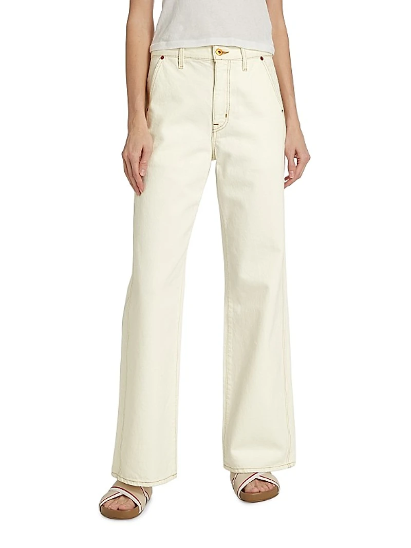 Grace Double Seam Wide-Leg Jeans
