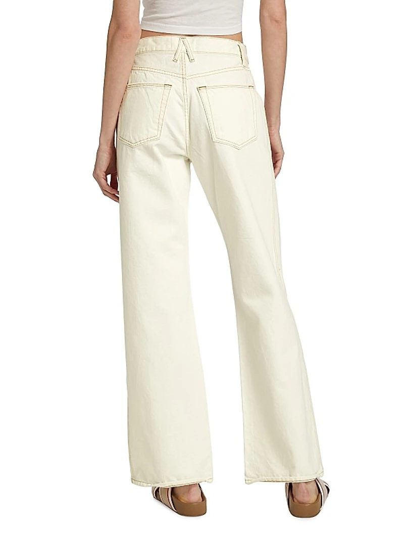Grace Double Seam Wide-Leg Jeans