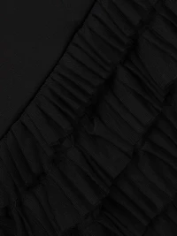 Off-The-Shoulder Tiered Gown