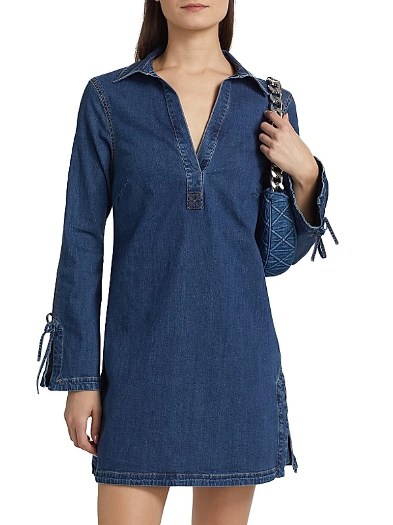 Aster Denim Minidress