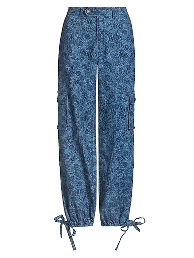 Zola Floral Denim Pants