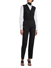 Vesco Wool Cigarette Pants