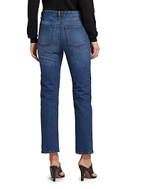 Riaco Straight-Leg Ankle Jeans