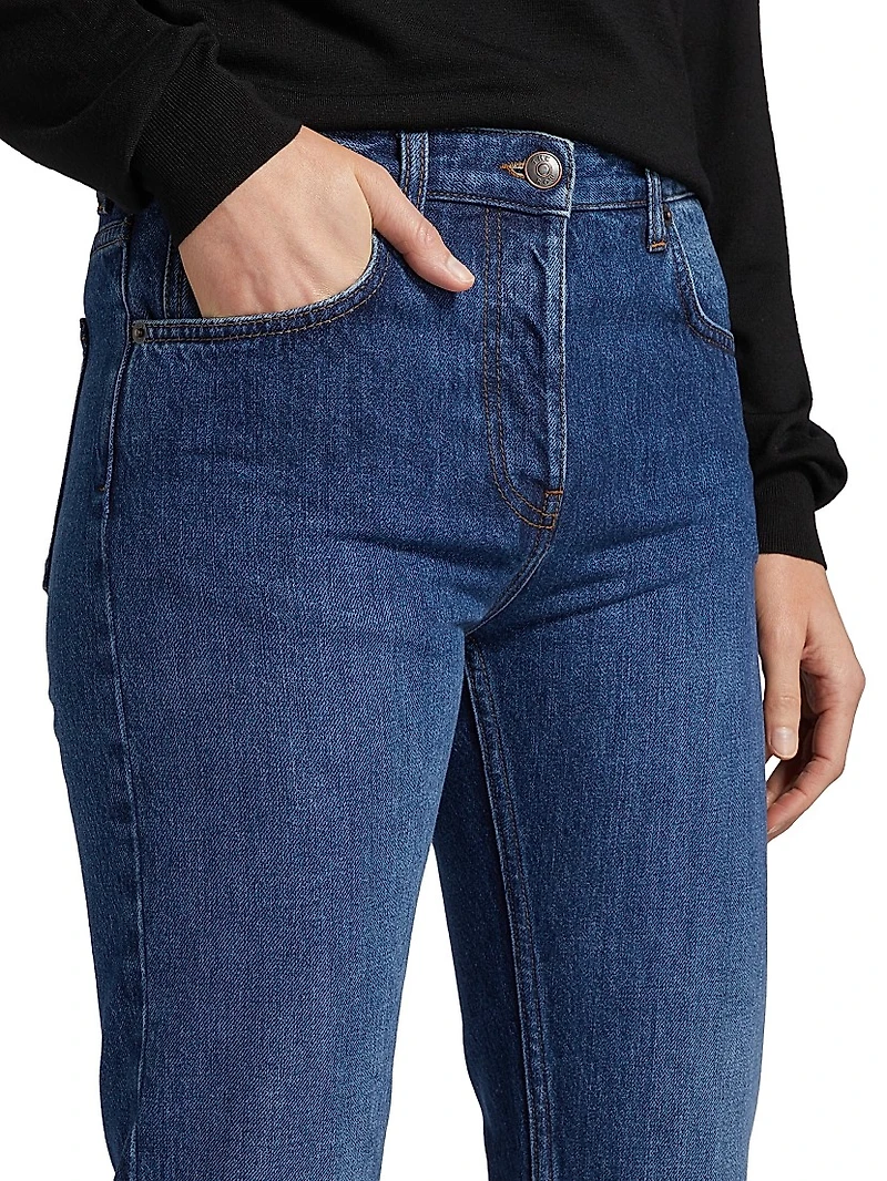 Riaco Straight-Leg Ankle Jeans
