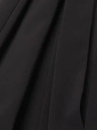 Crepe Strapless Column Gown
