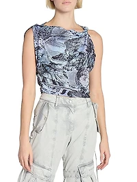 Tesla Faded Angel Top