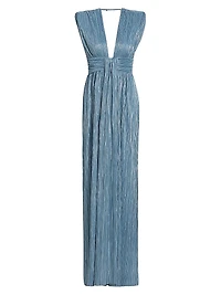 Satellite Metallic Maxi Dress