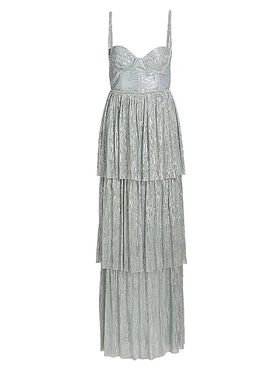 Altair Sequined Tiered Dress